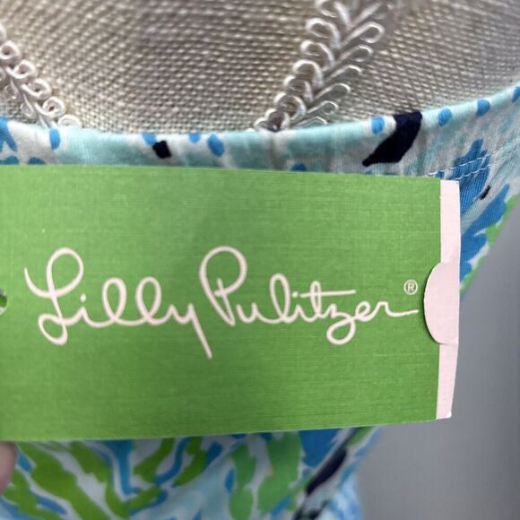 Lilly Pulitzer Marlisa Maxi Dress Size XS Spa Blue Let’s Cha Cha Strapless New - Picture 11 of 13